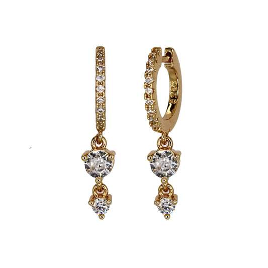 JOLIE HOOP EARRINGS GOLD