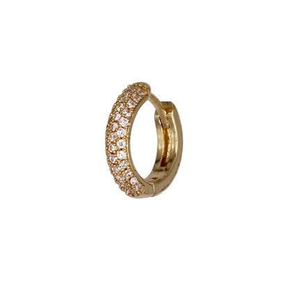 CARMEN HUGGIE HOOP EARRINGS GOLD