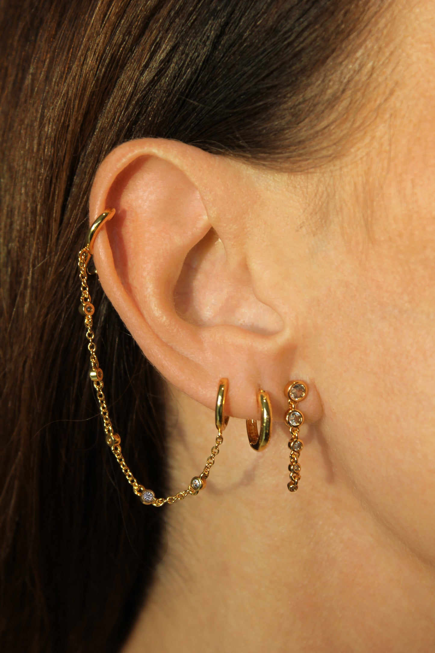 HARLYN DROP EARRINGS GOLD