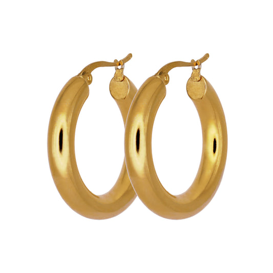 HAILEY MEDIUM HOOP EARRINGS